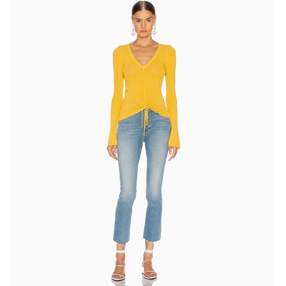 MOTHER The Pixie Dazzler Ankle Fray In Shoot To Thrill Sz 25 Button Fly Stretch